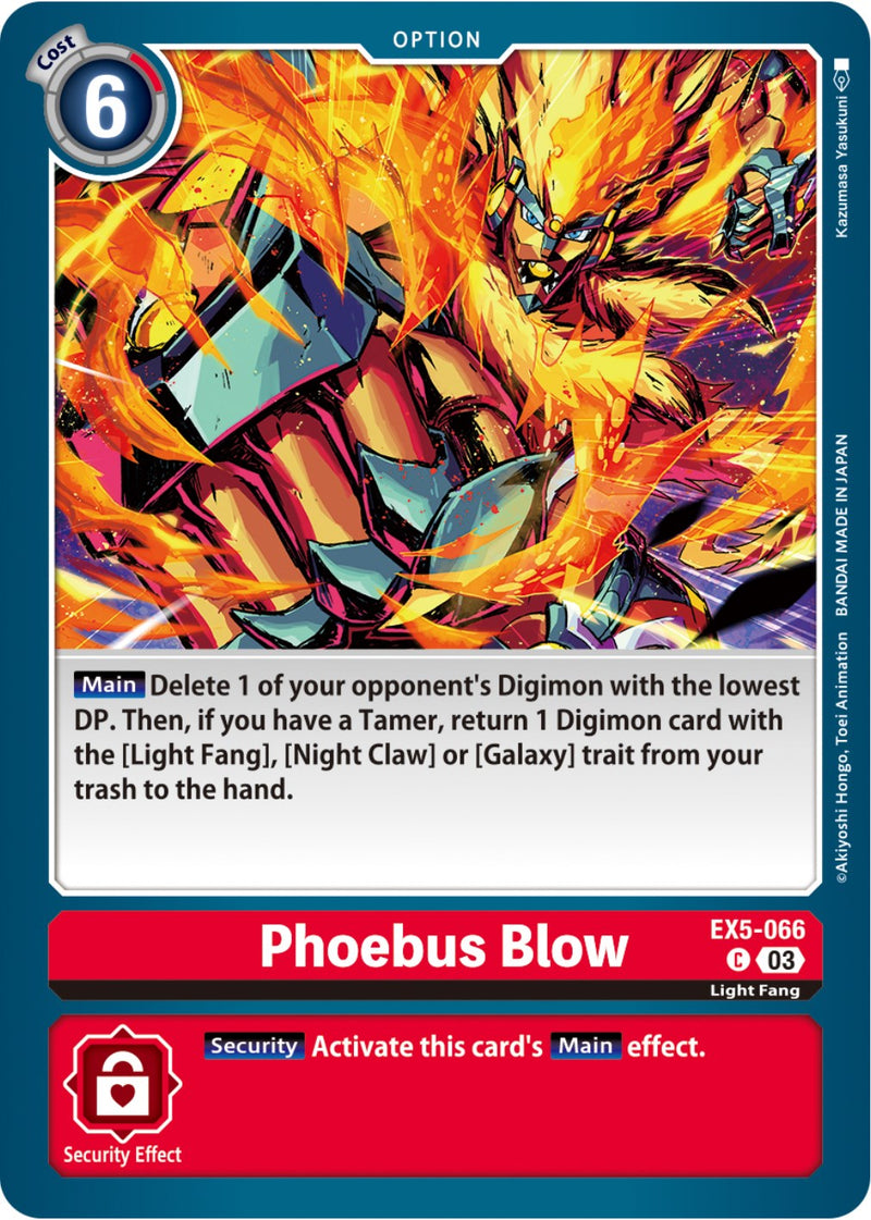 Phoebus Blow [EX5-066] [Animal Colosseum]