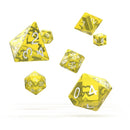 Oakie Doakie Dice - RPG-Set Translucent Yellow