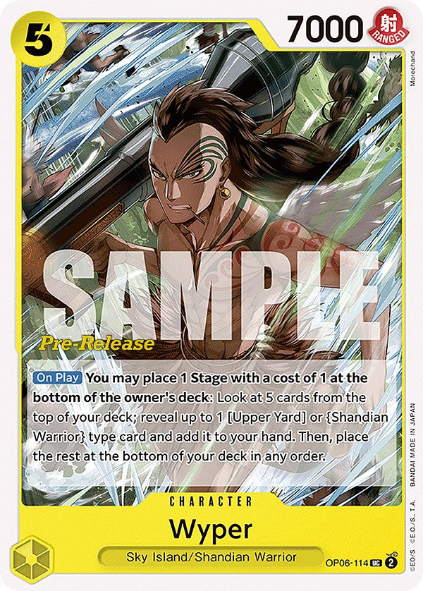 Wyper [Wings of the Captain Pre-Release Cards]