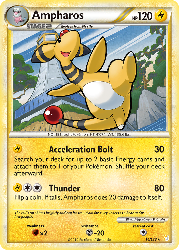 Ampharos (14/123) [HeartGold & SoulSilver: Base Set]