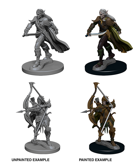 Pathfinder Battles Deep Cuts: Elf Male Fighter