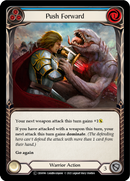 Push Forward (Blue) (Rainbow Foil) [CRU096-RF] Unlimited Rainbow Foil