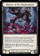 Hooves of the Shadowbeast (Rainbow Foil) [U-MON122-RF] Unlimited Rainbow Foil