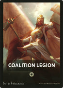 Coalition Legion Theme Card [Dominaria United Tokens]
