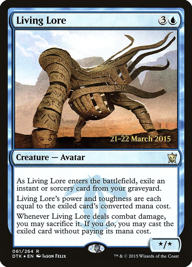 Living Lore [Dragons of Tarkir Prerelease Promos]