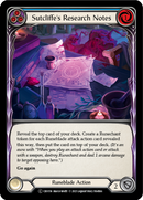 Sutcliffe's Research Notes (Blue) [CRU156] Unlimited Normal