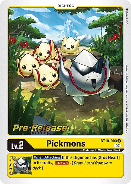 Pickmons [BT10-003] [Xros Encounter Pre-Release Cards]