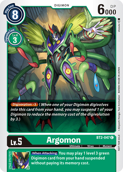 Argomon [BT2-047] (Alternate Art) [Release Special Booster Ver.1.5]