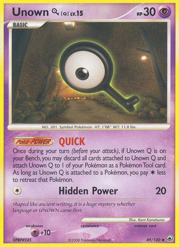 Unown Q (49/100) [Diamond & Pearl: Majestic Dawn]