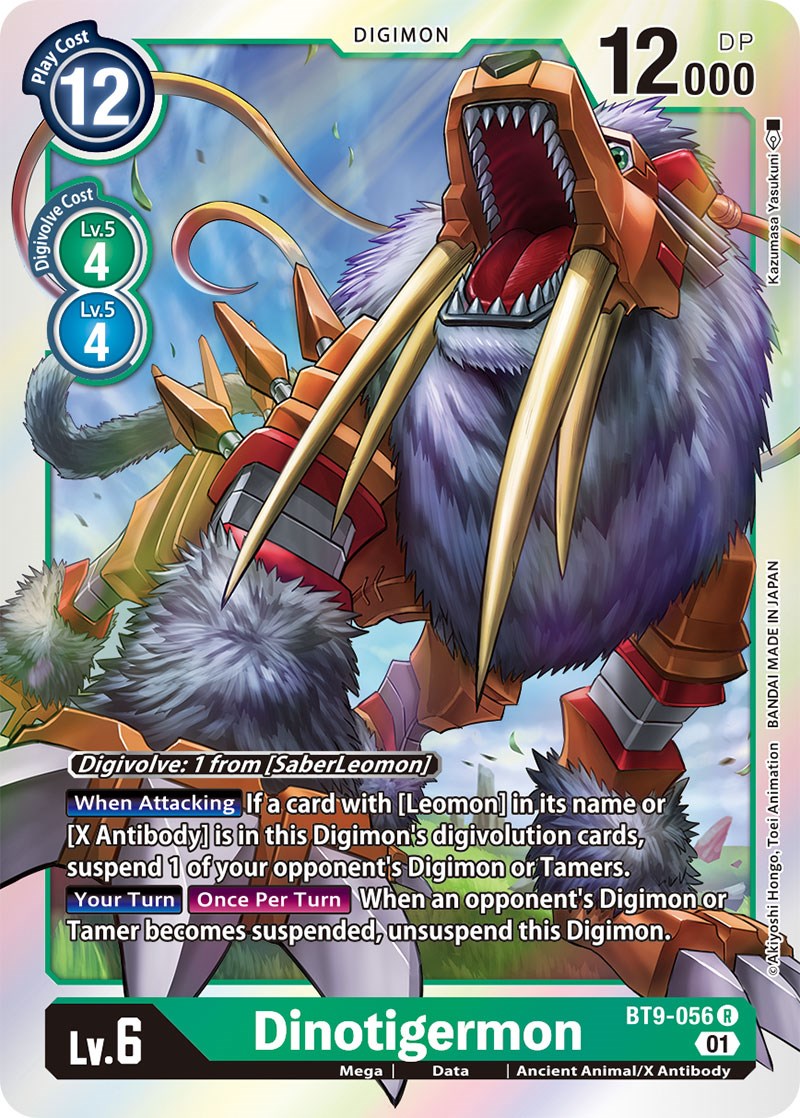 Dinotigermon [BT9-056] [X Record]