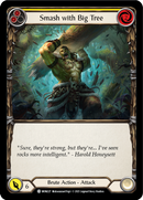 Smash with Big Tree (Yellow) (Rainbow Foil) [MON227-RF] 1st Edition Rainbow Foil