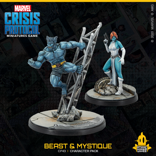Marvel Crisis Protocol: Mystique & Beast Character Pack