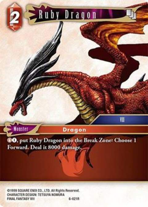 Ruby Dragon - 6-021R - Foil