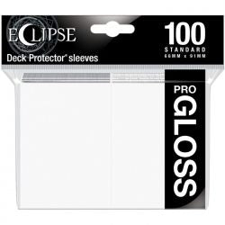 Ultra Pro - Standard Deck Protectors: Eclipse Pro-Gloss Arctic White 100 ct