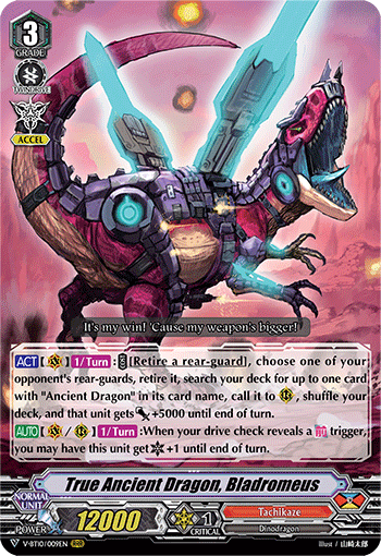 True Ancient Dragon, Bladromeus - V-BT10/009EN - RRR