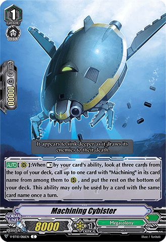 Machining Cybister - V-BT10/086EN - C