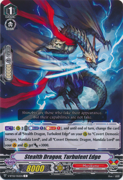 Stealth Dragon, Turbulent Edge - V-BT02/052EN - C