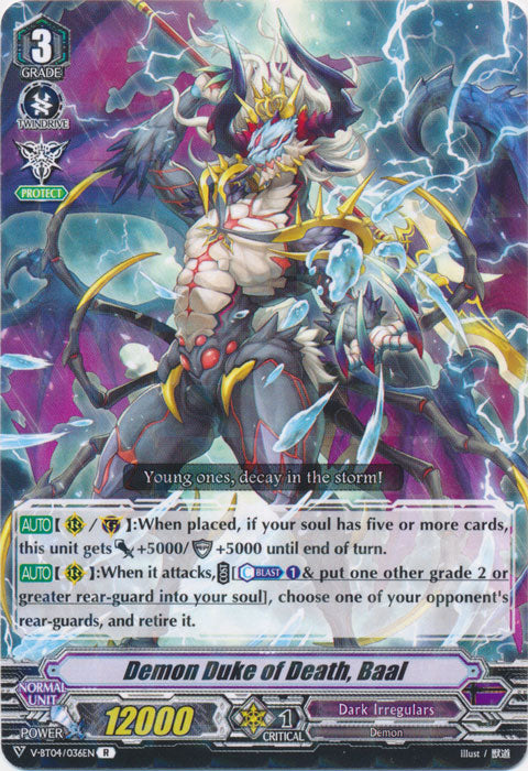 Death Demonic Duke, Baal - V-BT04/036EN - R