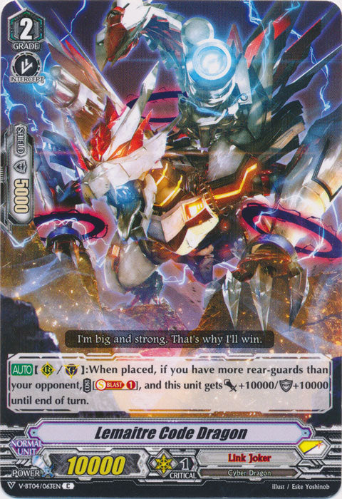 Lemaitre Code Dragon - V-BT04/063EN - C