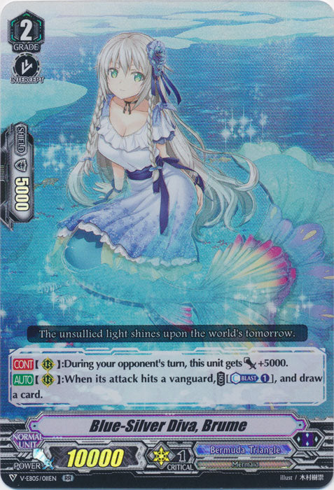 Blue-Silver Diva, Brume - V-EB05/011EN - RR