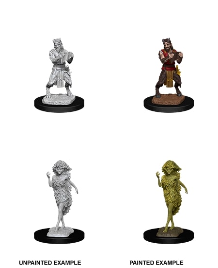 Nolzur's Marvelous Miniatures: Satyr & Dryad