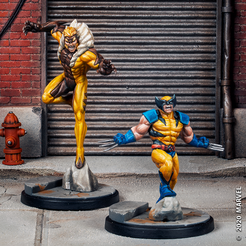 Marvel Crisis Protocol: Wolverine & Sabretooth Character Pack