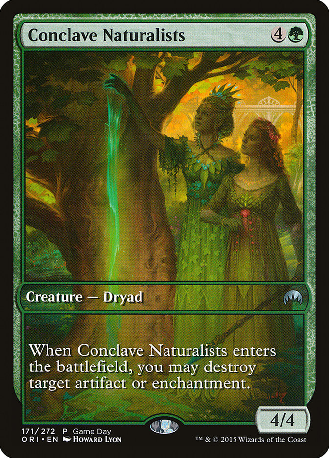 Conclave Naturalists (Game Day) [Magic Origins Promos]