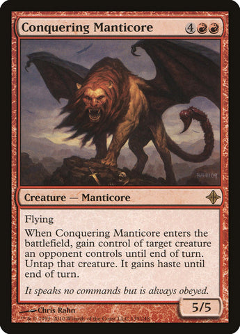Conquering Manticore [Rise of the Eldrazi] (Japanese)