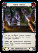 Rifted Torment (Blue) (Rainbow Foil) [MON179-RF] 1st Edition Rainbow Foil