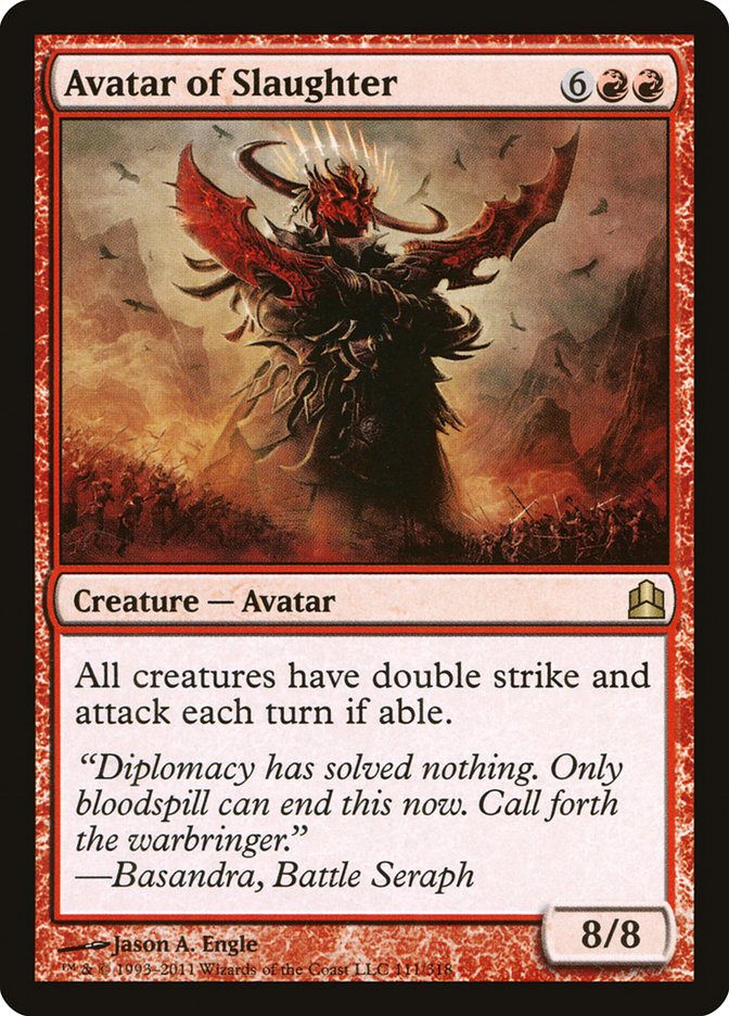 Avatar of Slaughter [Commander 2011]