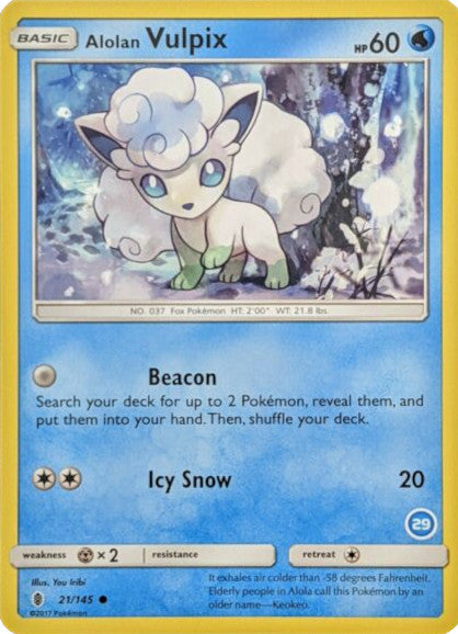 Alolan Vulpix (21/145) (Deck Exclusive