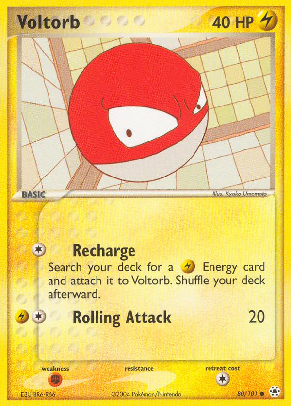 Voltorb (80/101) [EX: Hidden Legends]