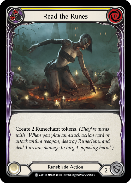 Read the Runes (Yellow) [ARC110] Unlimited Edition Normal