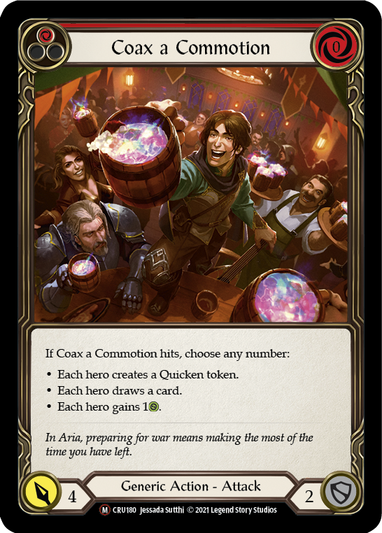 Coax a Commotion (Rainbow Foil) [CRU180-RF] Unlimited Rainbow Foil