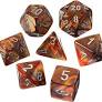 7 Lustrous Gold/ Silver Mini-Polyhedral Set - CHX 20493