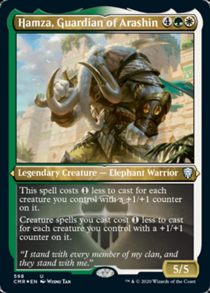 Hamza, Guardian of Arashin (Etched) [Commander Legends]