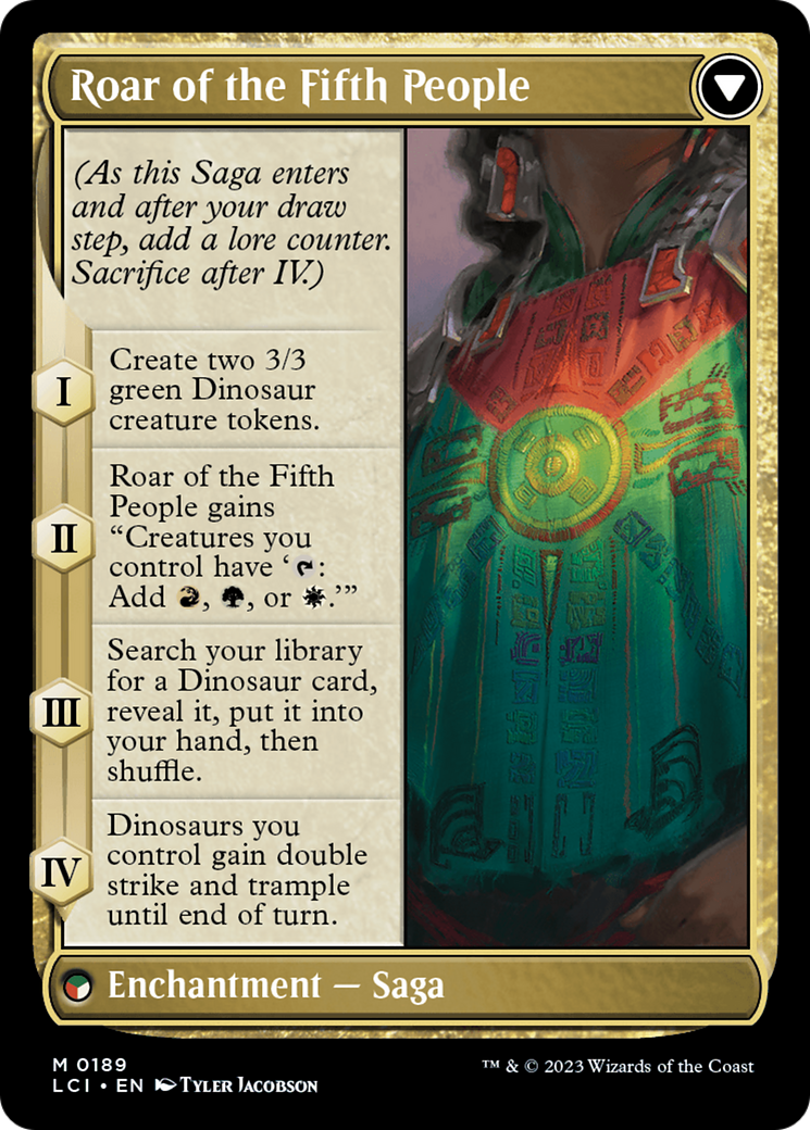 Huatli, Poet of Unity // Roar of the Fifth People [The Lost Caverns of Ixalan Prerelease Cards]