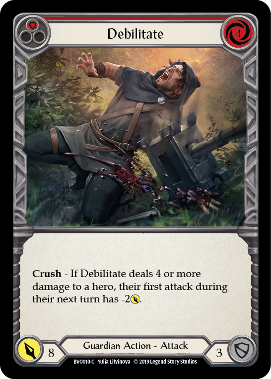 Debilitate (Red) [BVO010-C] Normal