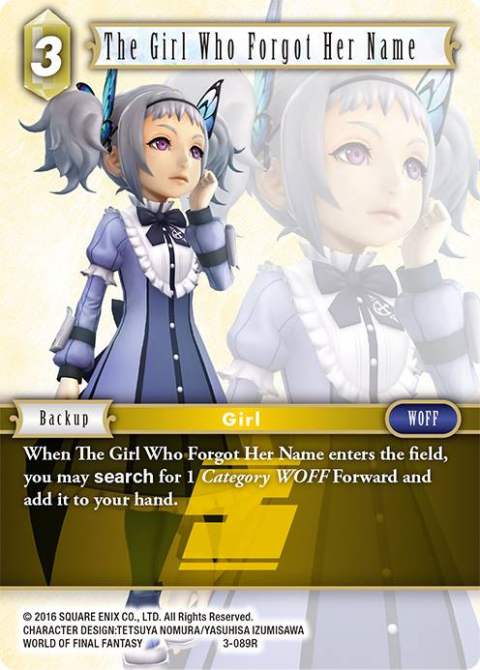 The Girl Who Forgot Her Name - 3-089R