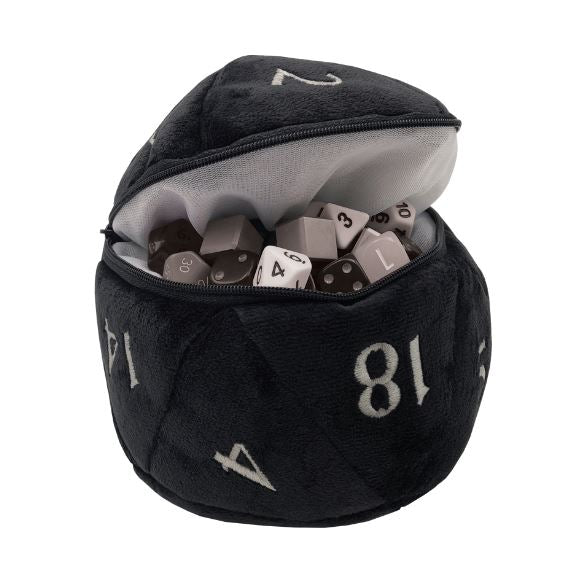 Ultra Pro Dice Bag Black d20 Plush