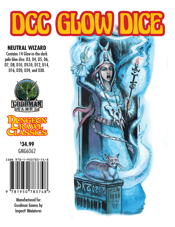 Dungeon Crawl Classics Glow Dice: Neutral Wizard
