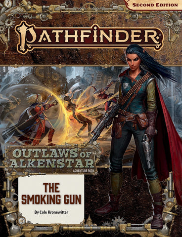 Pathfinder 2E Adventure Path #180: The Smoking Gun (Outlaws of Alkenstar 3 of 3)