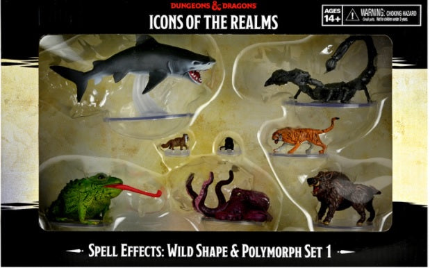 Icons of the Realms: Spell Effects - Wild Shape & Polymorph Set 1