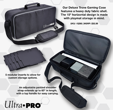 Ultra Pro Deluxe Gaming Trove with Black Trim