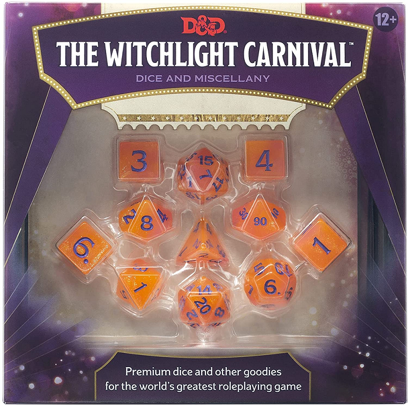 DND RPG Witchlight Carnival Dice Set