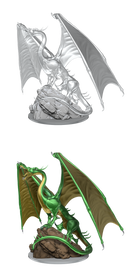 Nolzur's Marvelous Miniatures: Young Emerald Dragon