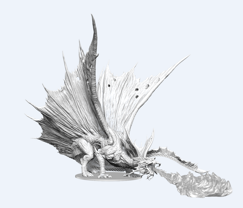 Nolzur's Marvelous Miniatures: Adult Gold Dragon