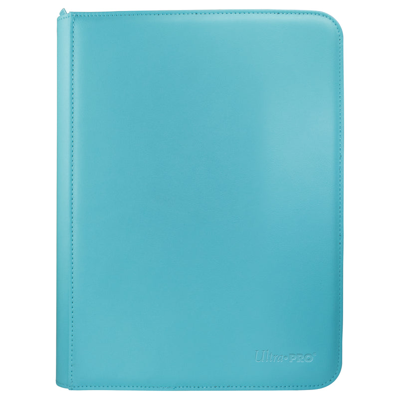 9-Pocket Zippered PRO-Binder Vivid Light Blue