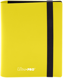 Ultra Pro 4 Pocket Pro Binder - Lemon Yellow