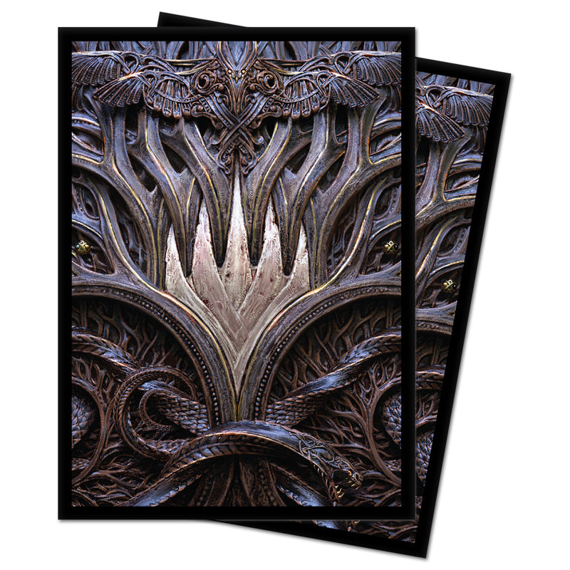 Ultra Pro: Kaldheim 100ct Sleeves featuring Stylized Planeswalker Symbol